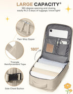 coofay Large Travel Backpack For Women Men Airline Approved Carry On Backpack Flight Approved Waterproof Sports Luggage Backpack Casual Daypack Hiking Backpack