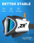 ZIONOR Swim Goggles, Upgraded G1 Polarized Swimming Goggles Anti-Fog for Adult Men Women