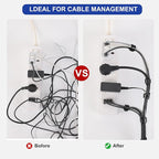 Nettbe Reusable Cable Ties, 210 PCS 6 Inches Adjustable Cord Straps Wire Organizer Cord Wrap and Hook Loop Cable Management