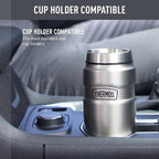 THERMOS Stainless King Vacuum-Insulated Stainless Steel Tumbler - 16oz, Midnight Blue - Insulated Coffee Tumbler for Hot & Cold Drinks - Leak-Proof & Sweat-Proof for Commuting & Traveling