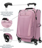 Travelpro Maxlite 5 Softside Expandable Luggage with 4 Spinner Wheels, Lightweight Suitcase, Men and Women, Orchid Pink Purple, Carry-on 21-Inch
