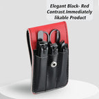 Cool Manicure Set for Men, Nail Clipper Grooming Kit for Teen Boy, Boyfriend, Husband, Dad, Small Gift Idea for Christmas Stocking Stuffers or Birthday Gift (Black)