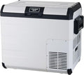 Explorer Bear Urban Series 48QT/45L 12V/24V Portable Battery Powered Electric Cooler Fridge Freezer Powered by LG Compressor (Battery Not Included)