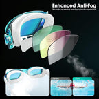 Braylin Swim Goggles, 2-Pack Swimming Goggles, Anti Fog, No Leaking For Adult Women Men Youth