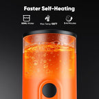 Portable Espresso Machine with Self-Heating System, 15 Bar Portable Coffee Maker Compatible with Capsules & Ground Coffee, Espresso Maker for Car, Camping & Travel