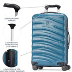 Travelpro Maxlite Air V2 Hardside Expandable Carry on Luggage, 8 Spinner Wheels, Lightweight Hard Shell Suitcase, TSA lock, Teal, Carry On 20-Inch
