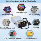 DC 12V 100A 1200W Power Supply 110V AC to 12v DC Converter Power Supply Adapter 100A 1200W Switch Transformer for Motor Pump CCTV Security Camera Car Stereo 3D Printer