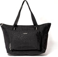 Baggallini Carryall Expandable Lightweight Travel Tote 22" Packable Folding Compact Nylon Washable Weekender w/Luggage Sleeve