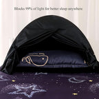 Sleep Bed Tent Light-Blocking Privacy Tent Blackout Canopy to Improve Sleep Anytime, Anywhere. Perfect for Nightshift, Dorms, Travel, Naps and Relaxation