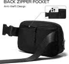 Belt Bag for Women Fanny Pack Crossbody Bags for Women Fashion Waist Packs with Adjustable Strap Gifts for Teenage Girls Women Men (Black)
