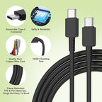 35W Super Fast Charger USBC for Samsung Galaxy S26 S25 S24 S23 S22 S21 Ultra/Plus, 3+6+10FT Type C Charger Fast Charging Cable Cord& Android Block for Tab S10 S9,iPhone 17/16/15(Pro Max/+),iPad