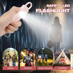 Personal Safety Alarm for Women, 130dB Loud Siren with SOS Strobe Light, Flashlight, 1000ft Audible Help Kids, Elderly Emergency Call, Self Defense Keychain for College Essentials