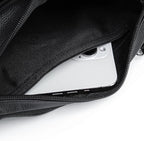 Genuine Leather Fanny Pack/Waist Bag/Organizer with Adjustable Belt, Multiple Pockets For Men and Women
