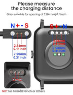Sinoacc Smart Watch Charger for Skg Letsfit Cubitt Yamay Willful Fitpolo Tozo Wyze Umidigi Blackview 3.3Ft USB Magnetic Charging Cable Cord for Umidigi Uwatch 3S 3 2 2S Urun Smartwatch