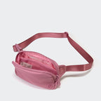 Pander Mini Belt Bag – Ultra Compact, Fits 6.7” Phone, Lipstick, Earbuds, Essentials, Small Crossbody Waist Purse, Lux Lavender