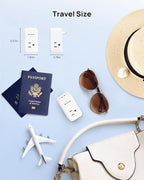 TROND 2 Prong to 3 Prong Outlet Adapter with 360 Rotating Plug, 3 AC Power Splitter with 2 USB C PD20W, Travel Plug Adapter for US to Japan, Wall Outlet Extender for Old House Travel Essentials