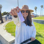 She’s Birdie–The Original Personal Safety Alarm for Women by Women–Loud Siren, Strobe Light and Key Chain in a Variety of Colors (Metallic Lavender)