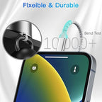 6 Inch iPhone Charging Cable, 3 Pack Braided Short iPhone Charger Cord [MFi Ceritified] Compatible with Apple iPhone 14 13 12 11 Pro Max/Mini XS XR X 8 7 Plus SE2 iPad, Short Lightning Cable