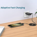 Fast Charger Andriod, Type C Fast Charger with 5FT C Type Fast Charging Cable for Galaxy S10/S9/S8/S10e/S10+/S8+/S9+/Note 8 9 10 20/S22/S21/S21+/S21 Ultra/ S20-Black