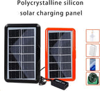 Lightweight 10W Solar Panel Charging USB Port High Efficiency Solar Module For Outdoor Activity & Mobile Charging