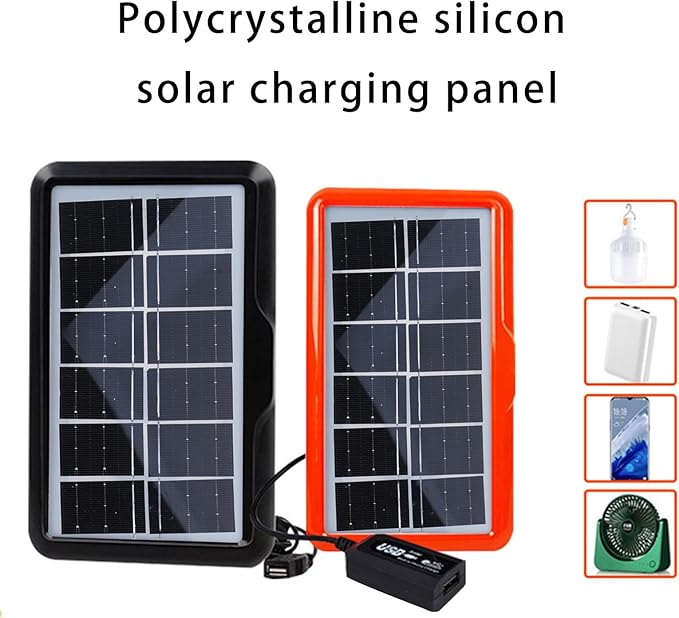 Lightweight 10W Solar Panel Charging USB Port High Efficiency Solar Module For Outdoor Activity & Mobile Charging
