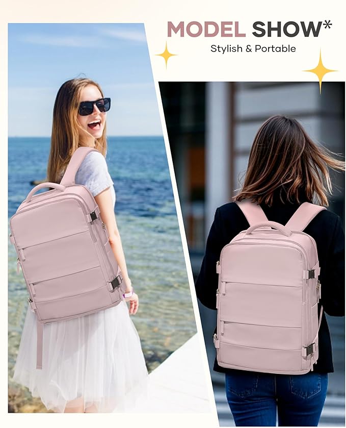 coofay Travel Backpack For Women Men Airline Approved Carry On Backpack Flight Approved Waterproof Sports Backpack Casual Daypack Small Hiking Backpacks