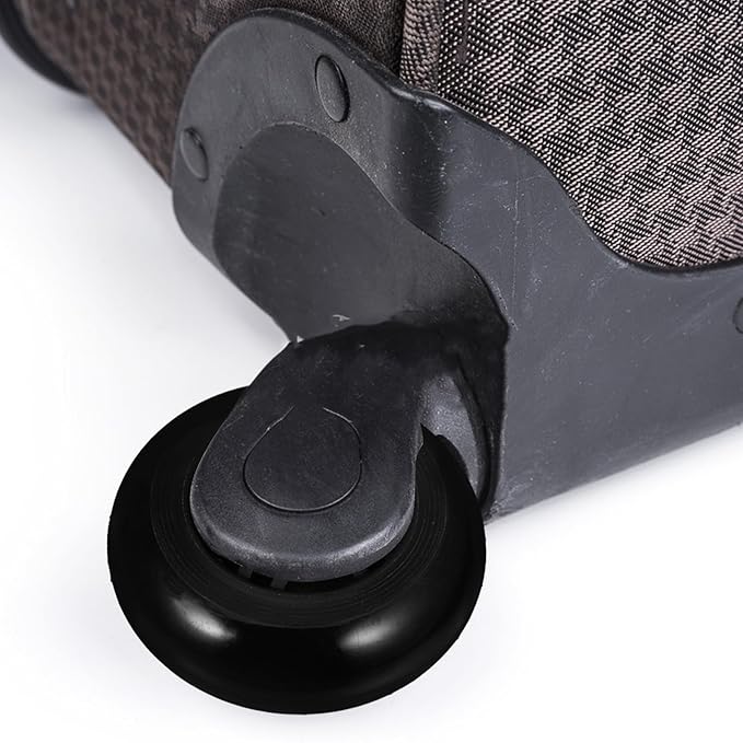 4 Sets Luggage Replacement Wheels - 2.7'' Silent Rubber Wheel Repair Set for Travel Suitcase - with Mounting Accessories Fits Most Standard Luggage Cases