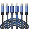 iPhone Charger [Apple MFi Certified] Lightning Cable 6PACK-3/3/6/6/6/10 FT Nylon Braided iPhone Charger Cord High Speed Cord for iPhone 14/13/12/11 Pro Max/XS MAX/XR/XS/X/8/7/Plus/6S/6/iPad