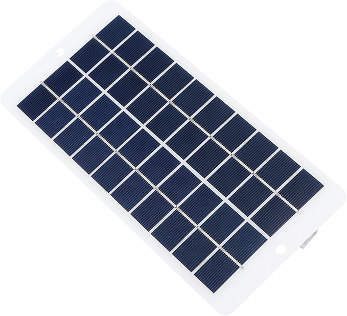 Airshi USB Output Solar Charging Panel, Portable Solar Panel Charger 4.5W 5V Monocrystalline Silicon for Camping