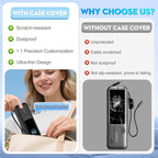 Soft Silicone Case for Anker Laptop Power Bank (25,000mAh/165W), SD/SIM Card Storage, Display Shockproof Protection & Dustproof, Travel Protective Cover for Anker Power Bank 165W (Black)