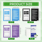 4 Sets 4-IN-1 Hotel Toiletries Bulk Set,20 Pcs 0.35 oz each Packets Shampoo,Conditioner, Body Wash and Lotion Mini Travel Size Toiletries Supplies kit for Guests,Homeless,Motel