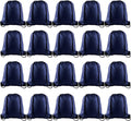 KUUQA 20Pcs Drawstring Backpack Bag Bulk Navy Blue Drawstring Bags String Backpack Sport Gym Sack Bags Foldable Storage Bag for Women Men Shopping Gym Travel Sports