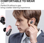 [3 Pairs] Ear Tips Cover for Bose QuietComfort Earbuds II (2022) &Bose QuietComfort Ultra Earbuds (2023), Silicone Sport Ear Hook Cover, Anti-Slip Replacement Eartip Accessories (S,M,L) (Pink)