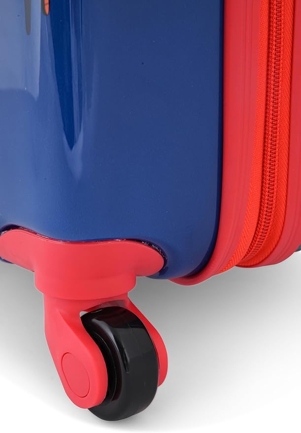 Fast Forward Marvel Spiderman 20" Hardshell Luggage - Cute & Durable Hard-side Suitcase for Travel with Spinner Wheels 20"x12"x8"