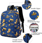CAMTOP Preschool Backpack for Kids Boys Toddler Backpack Kindergarten School Bookbags (Engineering Navy)