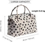 ESVAN Travel Tote Duffel Gym Bag,Weekender Overnight Carry-on Tote Crossbody Bag with Wet Pocket and Trolley Sleeve Upgraded