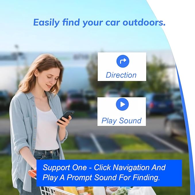 Super Magnetic! 360 Days of Battery Life! Apple Find My Subscription-Free GPS Car Locator - Waterproof and Drop-Proof, Stealth Tracking, 1 Year Only Replacement Not Repair
