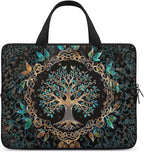 Tree of Life Bohemian Laptop Bag Laptop Case Computer Messenger Bag with Adjustable Shoulder Strap