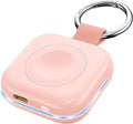 HUOTO Portable Wireless Charger for Apple Watch Accessories,for Apple Watch Series 11/10/9/8/UItra 2/UItra/7/6/5/4/3/2/SE,Compact Magnetic iWatch Charger 1200mAh Power Bank Keychain Travel Style Gift