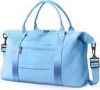 Travel Duffle, Waterproof Weekender Carry On Tote for Women, Travel Essentials Sport Gym for Men, Hospital Bag for Labor and Delivery, Overnight Luggage With Trolley Sleeve