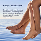 Father's Day Gift 12Pcs Men's Birthday Gift Ideas Ocean-Scented Bath Spa Set - Skin Care Gift Kit for Him, Ideal Men Gifts for Christmas, Self-Care PEARLWORLD