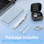4 Pair Replacement Ear tip for Powerbeats Pro, Beats Earbuds Replacement Tips,Wireless Earphone Headphones, Silicone Earbuds Buds Set with Cleaning kit