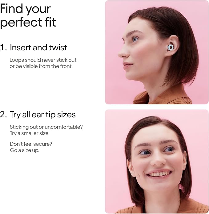 Loop Quiet 2 Ear Plugs – Ultra-Comfy Reusable Noise-Reducing Earplugs for Sleep, Deep Focus, Travel, Noise Sensitivity | Flexible Hearing Protection | Customizable Fit | 24dB (SNR) Noise Reductio