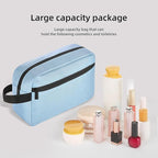 Icramsy Travel Toiletry bag Toiletry bag for women men Hanging Cosmetic bag Travel accessories for Women Men (Sky blue)