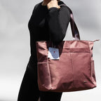 ESVAN Original Floral Tote Bag Large Shoulder Bag with Multi Pockets for Gym Travel Beach Daily Bags