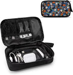 Soccer Travel Cord Organizer Cases Electronics Organizers Travel Case Large Tech Pouch Storage Bag Travel Bag Cable Organizer fits Phone Earphone Charger SD Card