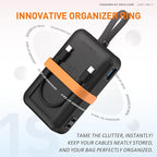 Silicone Case for Anker Zolo Power Bank (10,000mAh 30W) A1680/A1688 Protective Cover with Lanyard Slot, Drop-Proof Dust-Proof Precise Cutouts for Daily Use & Travel (Black)