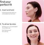 Loop Quiet 2 Ear Plugs Ultra-Comfy Reusable Noise-Reducing Earplugs for Sleep, Deep Focus, Travel, Sensitivity | Flexible Hearing Protection | Customizable Fit | 24dB (SNR) Noise Reduction