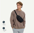 Ultralight Travel Waist Pack 2.5L, Large Water Resistant Fanny Pack for Men & Women.