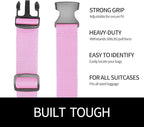 Luggage Straps 2-80Pink